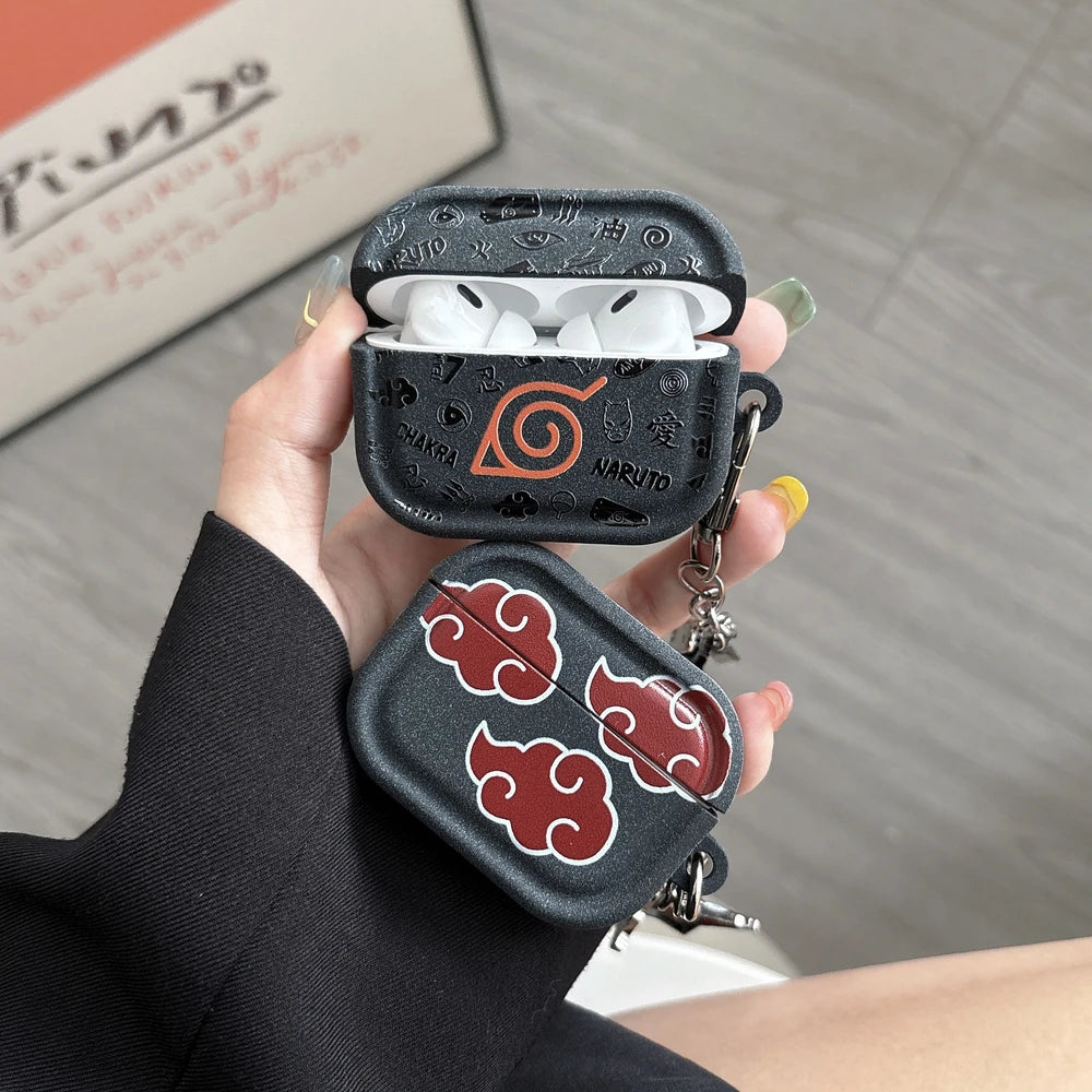 Japan Anime N-NARUTOS  Itachi Obito Pain Earphone Case For Airpods 5 4 2 3 Pro 3 2  Wireless Bluetooth Headset Protective Cover