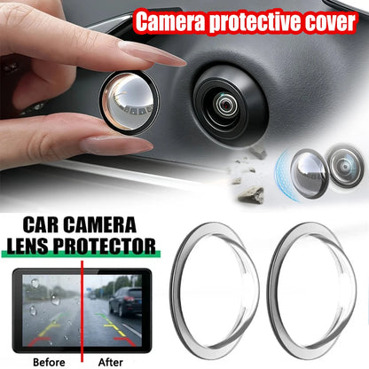 2-20pc Car Camera Lens Protector Cover Universal  Clear Anti-Scratch Lens Guard  Rear View Backup Camera Covers 360° Camera Prot