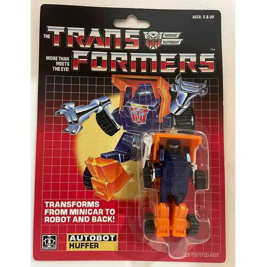 In Stock Transformers Toys US Version G1 84-86 KO Huffer Model Robot Collection Action Figure Toy Gift Hobby