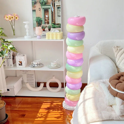 Rainbow Floor Lamp Living Room Sofa Side Standing Lamp Bedroom Lamp Candy Children's Room Atmosphere Lamp Decorative Light LED