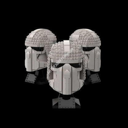 720PCS MOC Star Battle Helmet Snowtrooper Famous Film Model Building Blocks Stacking Brick Creative Kid Toy Gift Diy Educational