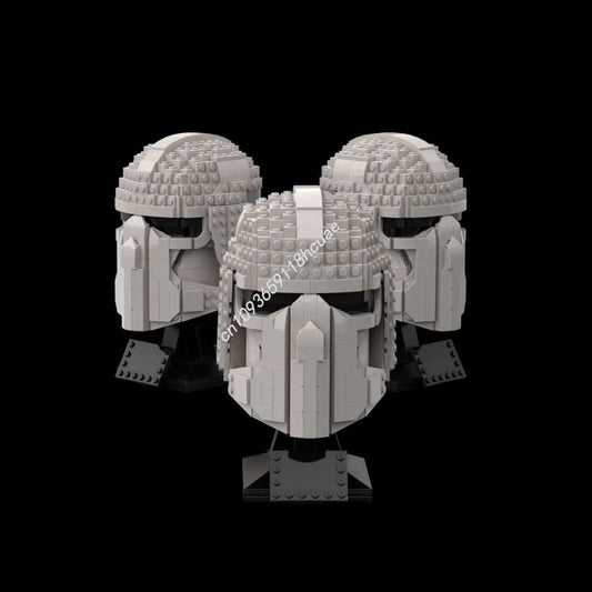 720PCS MOC Star Battle Helmet Snowtrooper Famous Film Model Building Blocks Stacking Brick Creative Kid Toy Gift Diy Educational