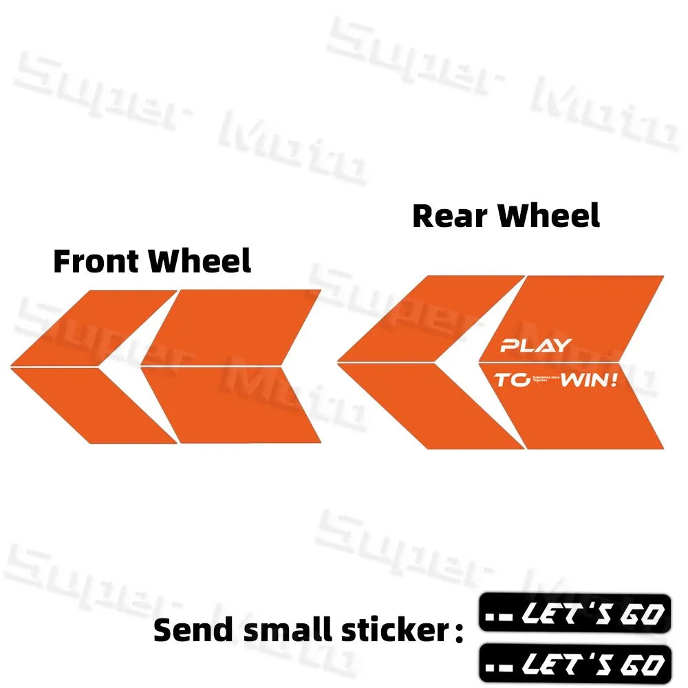 For 150nk150NK NK150 250NK 250SR 450NK 450SR 800NK Arrow Wheel Hub Stickers Accessories Rim Decoration Protection Decals
