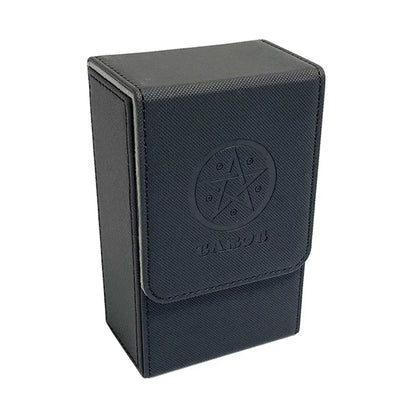 Minimalist Portable Pu Material Card Storage Box Water Proof Dust Proof For Board Game Cards And Collectible Sets