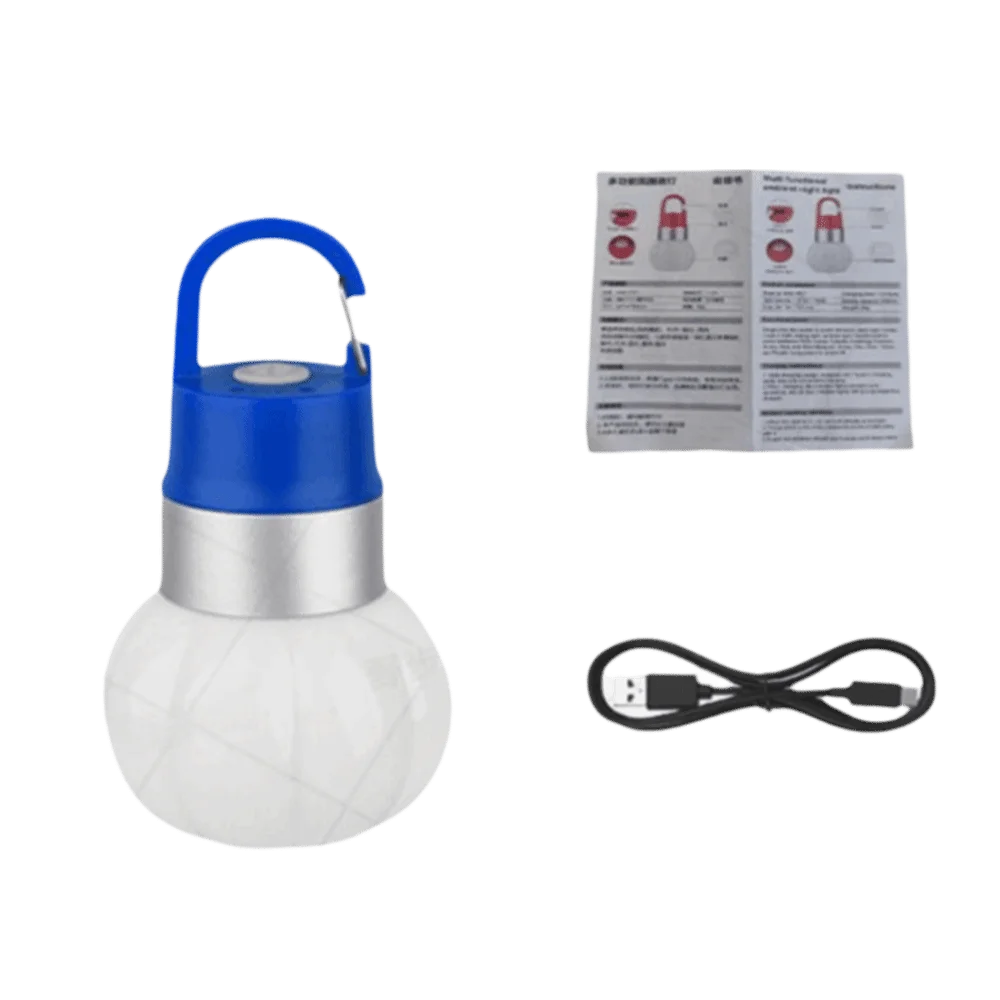 10 Modes Camping lamp Emergency Lantern Detachable Bottle Cap RGB Ambient Light Portable Design Multi-Functional
