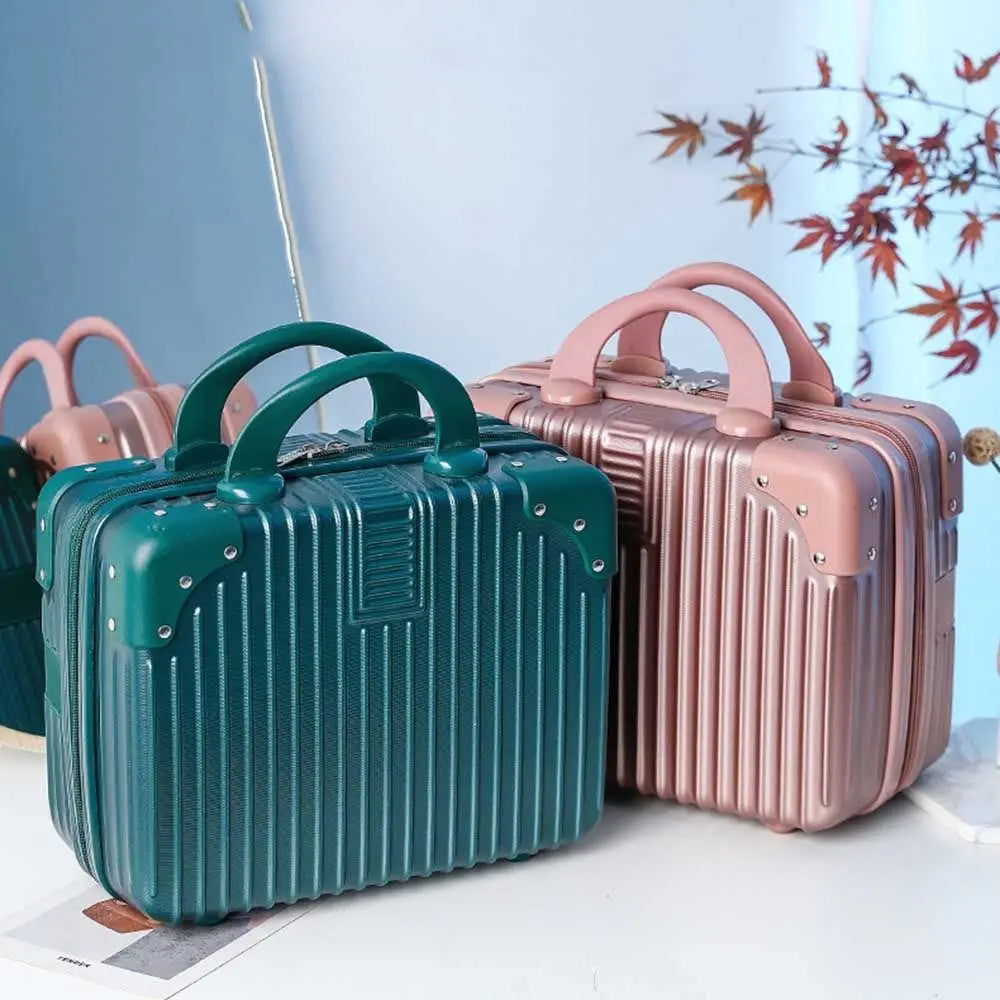 Hot Sales 14 inch Travel Suitcase Mini Travel Cosmetic Box Organizer Hand Makeup Case For Women