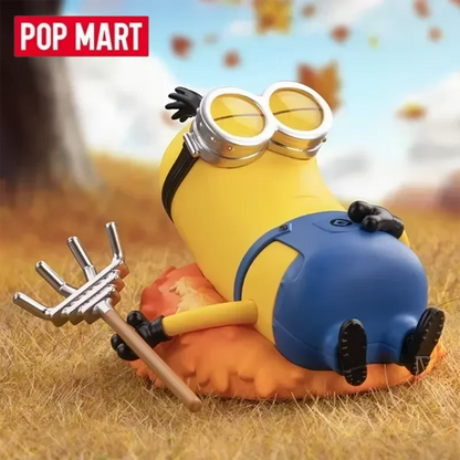 POP MART Minions Lazy Every Day Series Original Blind Box Surprise Mystery Box Cute Anime Action Figure Ornaments Figurines