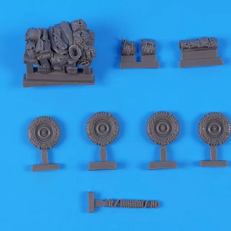 1/35 Die-casting Resin Model Assembly Kit, GK， Willis Car Debris Modification, Unpainted Model Assembly Kit