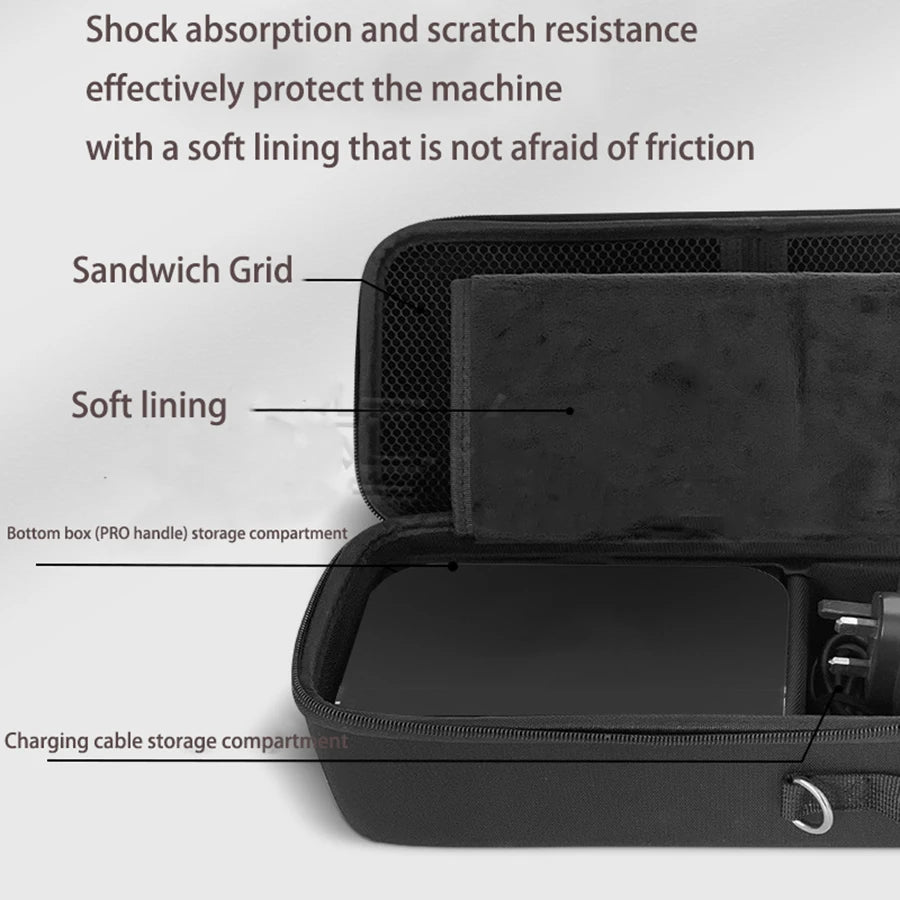 2025New For Switch 2 Storage Bag with OLED Protective Cover, Large Capacity Portable Hard Shell Bracket Bag