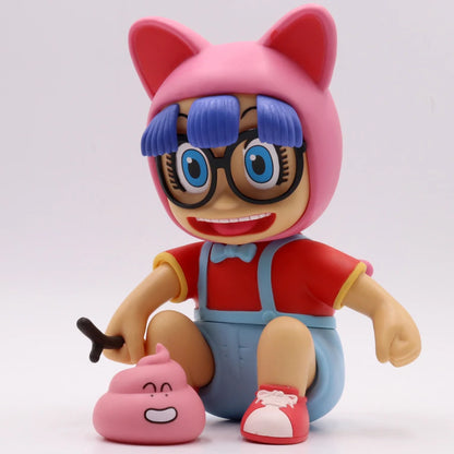 Dr. Slump Anime Figure Arale New Year Birthday Gift Collectible Animation Cartoon Pvc Material Model Toy Home Decoration