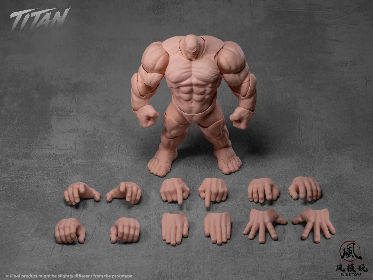 Hit New Wind Toys Titan 1/12 Scale Super Articulated Body Custom Action Figure Movable Model Collectible Toy Gift