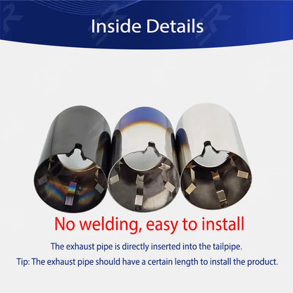 4 Pcs Exhaust Tips For BMW F87 M2 M2C F80 M3 F82 F83 M4 F10 M5 F12 F13 M6 Stainless Car Accsesories Muffler Tail Tips Modify
