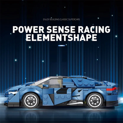 298PCS City Racing Car Building Blocks 1:24 Car Model Assembly Bricks Toys Desktop Decoration Display Puzzle Toys Holiday Gifts
