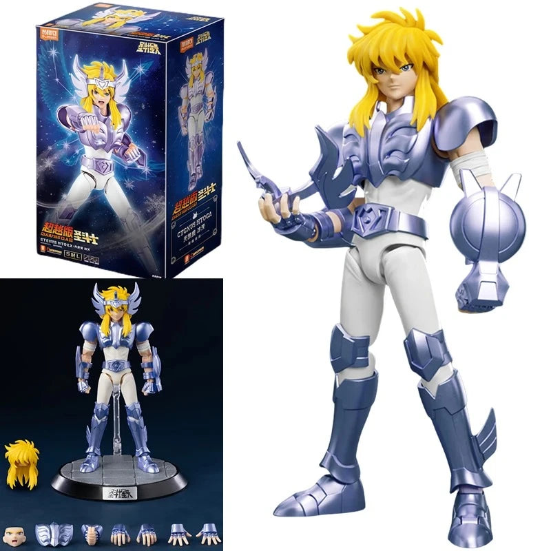 BLOKEES Original Gold Saint Seiya Cancer Deathmask Dragon Shiryu Capricorn Shura High-Detailed Anime Statue Action Figure Model