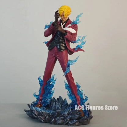 25cm/9.84in Anime ONE PIECE Figure Sanji Action Figures Pvc Statue Desktop Ornamen Collection Model Toys Gifts