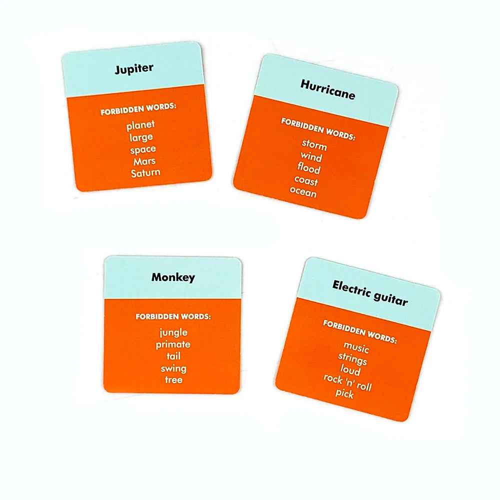Mini Size Game Cards "  Name That Word !"51 Pcs Cards Game Family Gathering Card Game True Heart Flower Adventure Camping Game