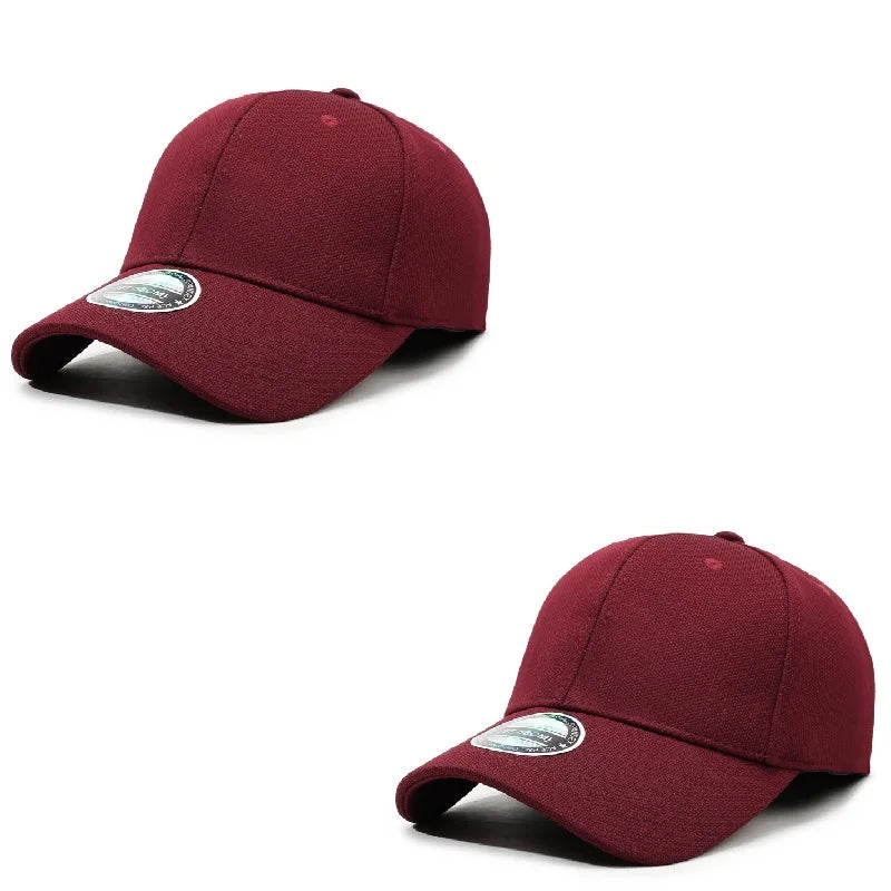 Back Closed Baseball Caps for Men and Women, Big Head and Small Head Hat, High Quality Headwear