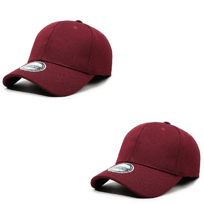 Back Closed Baseball Caps for Men and Women, Big Head and Small Head Hat, High Quality Headwear