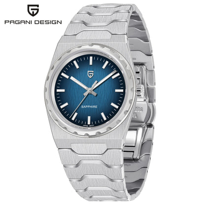 PAGANI DESIGN 2026 New V2 7mm Fashionable Quartz Watch 10Bar Waterproof Gift Leather sapphire C3 Two Pointers Reloj Hombre Watch