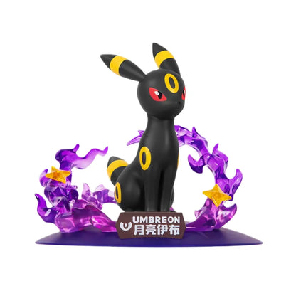 Anime Pokemon Sylveon Leafeon Glaceon Figurine Original Funism Genuine Action Figures Collection Model Ornaments Toys Gifts