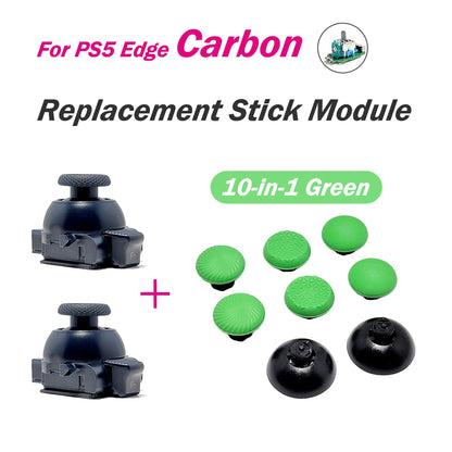 Replacement Stick Module for PS5 Edge Controller TMR Joystick Adjustable Tension Module 3D Analog ThumbStick Anti-Drift Durable
