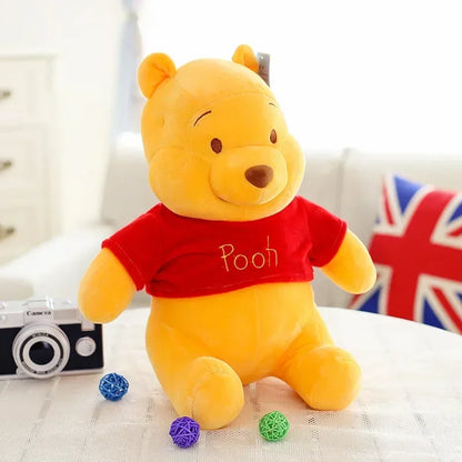 25-45cm Winnie The Pooh Plush Toys Soft Stuffed Kawaii Anime Elf Doll Cartoon Pooh Bear Plush Doll Birthday Gift for Boys