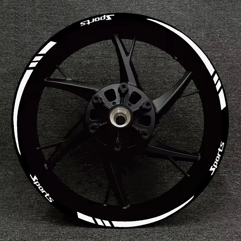 Motorcycle Wheel Rim Stripe Wheel Decal Tape Sticker 18-21 Inch Sport Wheel Decals Road Bike Reflective Sticker