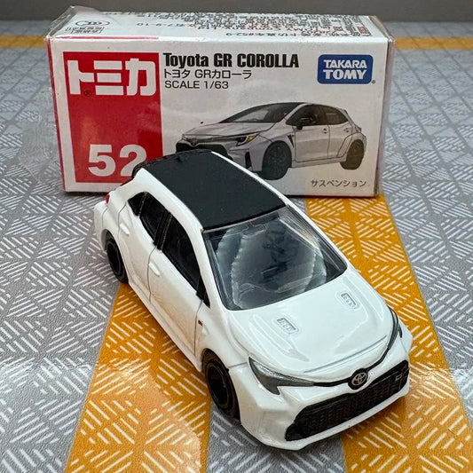 TAKARA TOMY TOMICA Red White Box 52 Toyota Yaris GR Alloy Diecast Car Toy Model