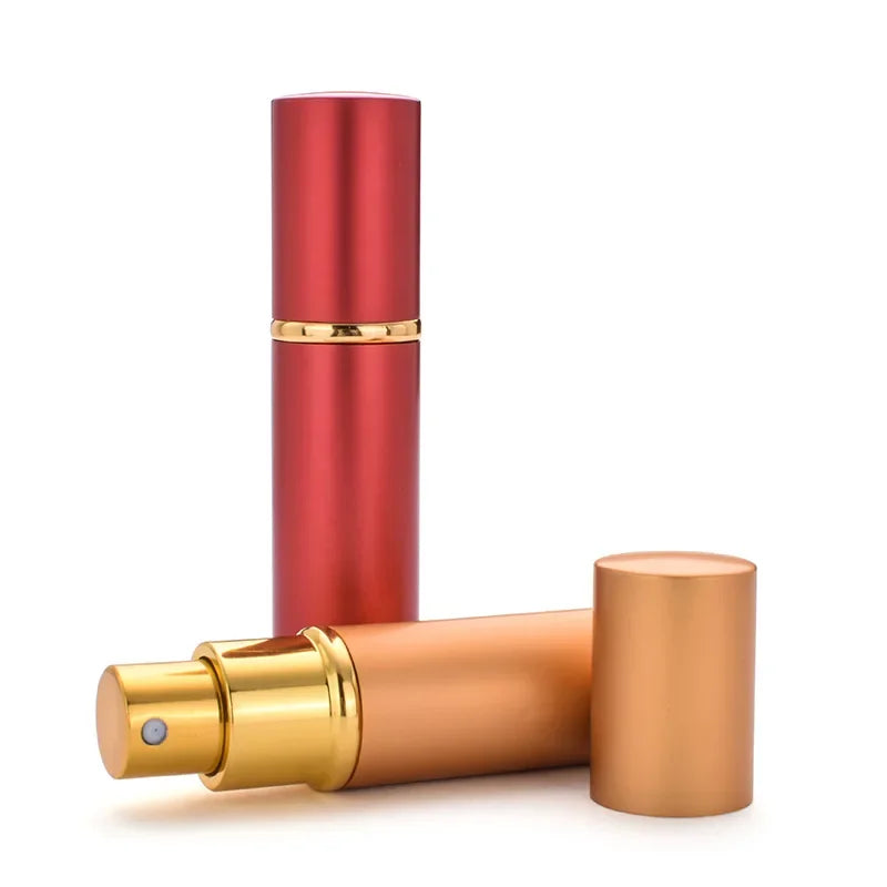 10ml Aluminum Perfume Bottle Refillable Travel Perfume Atomizer Mini Spray Bottle Empty Parfume Atomiser Sprayer