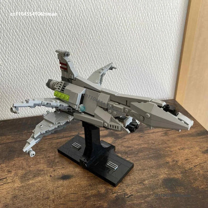 NEW Star Fox Great Fox Midi-Scale Building Block Model DIY Spaceship Military Sci-fi Movie Assembly Brick Kid Toy Christmas Gift