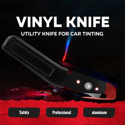 TOFAR Safety Car Vinyl Cutter Paperback Slitter Knife Wallpaper Car Wrap Stickers Carbon Film Cutting Tool Set with Metal Blades