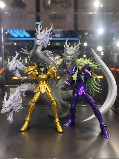 New Blokees Saint Seiya Champion Class  Aries Shion Libra Tong Hu Funeral Robe Snap Fit Model Articulated Anime Birthday Gift