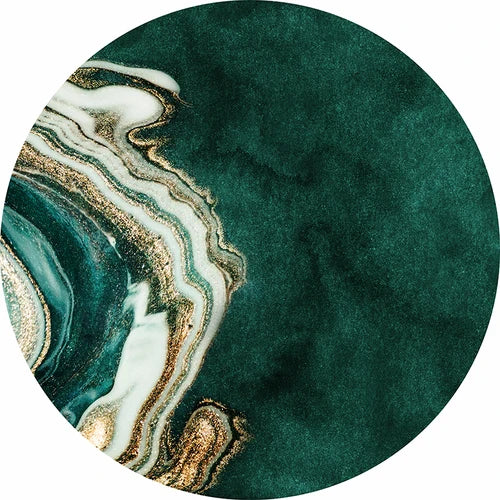 New Chinese Style Round Carpets for Living Room Home Decor Anti-Slip Floor Mat Bedroom Bedside Rug Art Studio Large Area Carpet