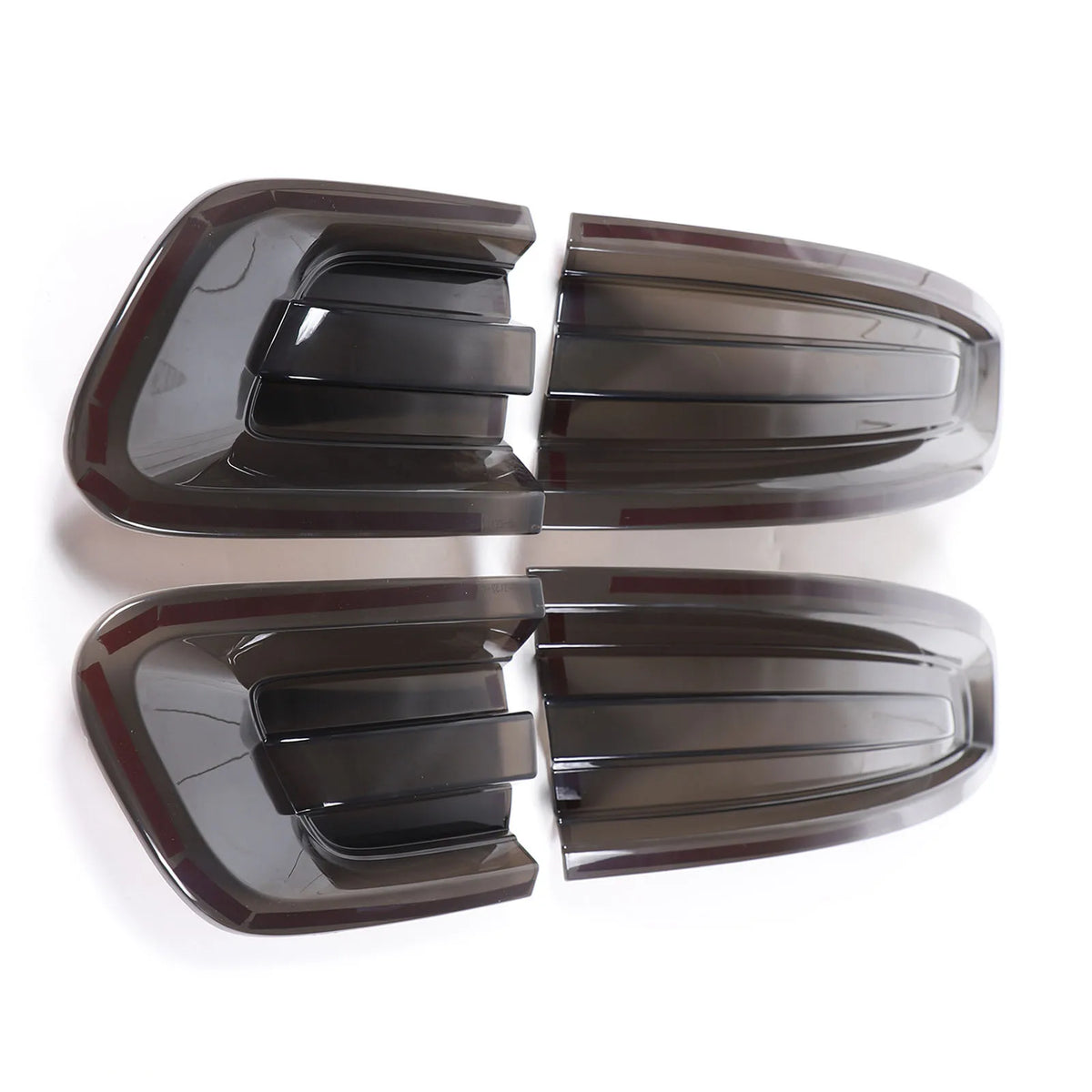For Porsche Macan 2014-2017 ABS Smoke Black Car Rear Light Hoods Cover Trim Tail Lamp Rear Turn Signal Sticker Auto Accessories