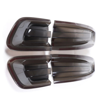 For Porsche Macan 2014-2017 ABS Smoke Black Car Rear Light Hoods Cover Trim Tail Lamp Rear Turn Signal Sticker Auto Accessories