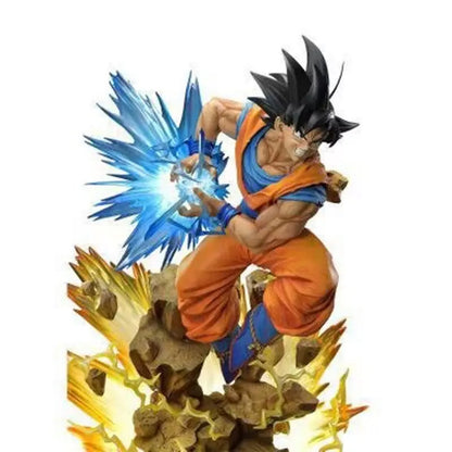 Anime Dragon Ball Super Saiyan Son Goku Action Figures PVC Model Desktop Decoration Trendy Toys Statue Surprise Gift Collectible
