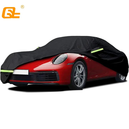 Waterproof Car Cover for 1998-2023 Porsche 911 All Weather Full Car Covers With Zipper Door for Snow Rain Dust Hail Protection