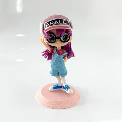1 Pc Anime Arale Action Figures Wear Glasses Dr Slump Girl Standing PVC Model Collection Gift Toy