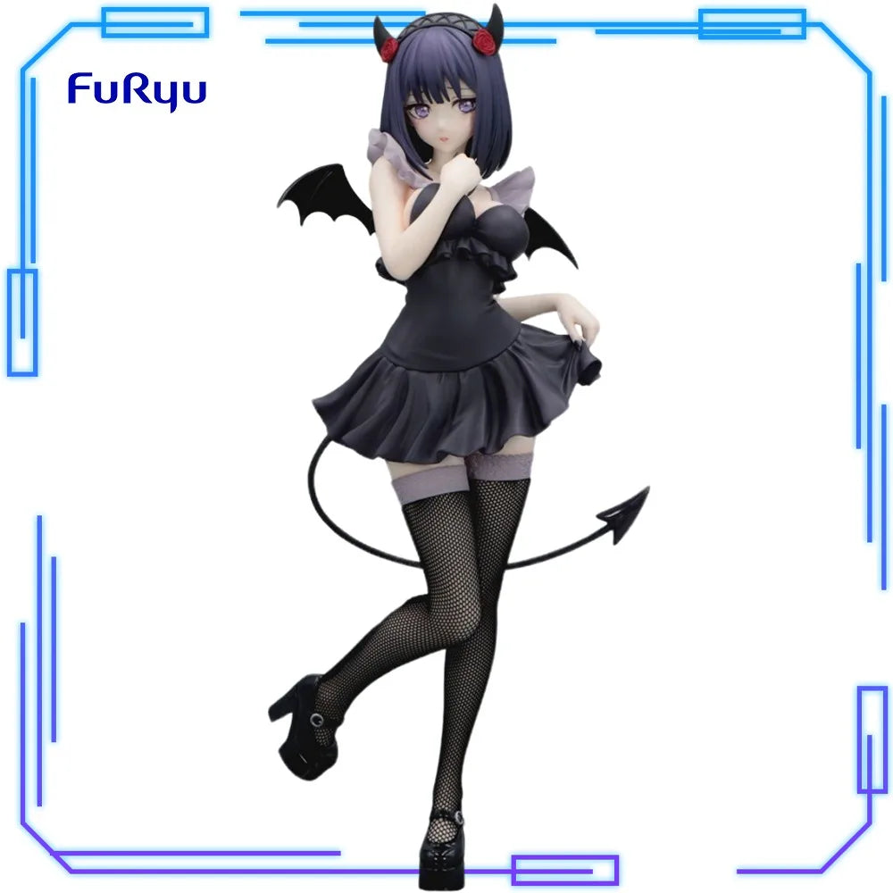 In Stock FuRyu Original Genuine Anime My Dress-Up Darling Kitagawa Marin Kuroe Shizuku 25cm Model Toys BiCute Dark Figure Gift