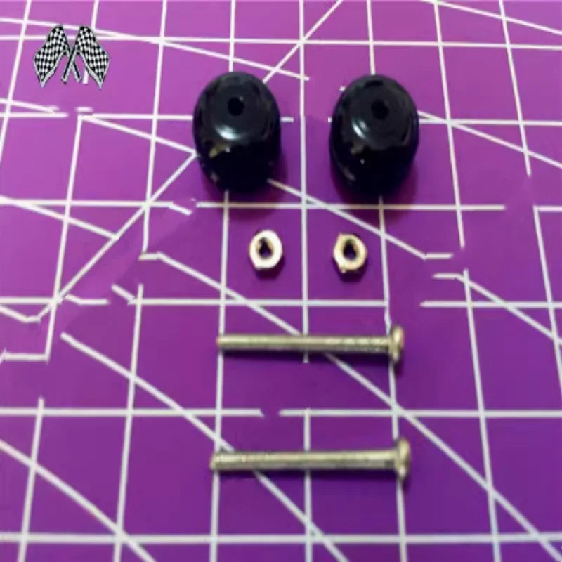 Self-made Tamiya 4WD accessories shock absorption anti-jump small tinting color electroplating small ding ding 2 pieces