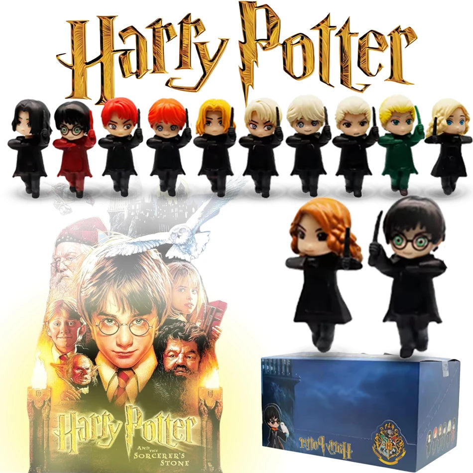 NewHarry Potter Blind Box Series Anime Cartoon Collection Cute Figures Ornaments Doll Children Christmas Surprise Box Decoration