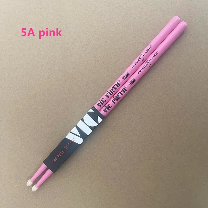 Professional Vic Firth Drumsticks 5A 5B 7A 2B Hickory Drum Sticks For Jazz Rock Durable Musical Instrument