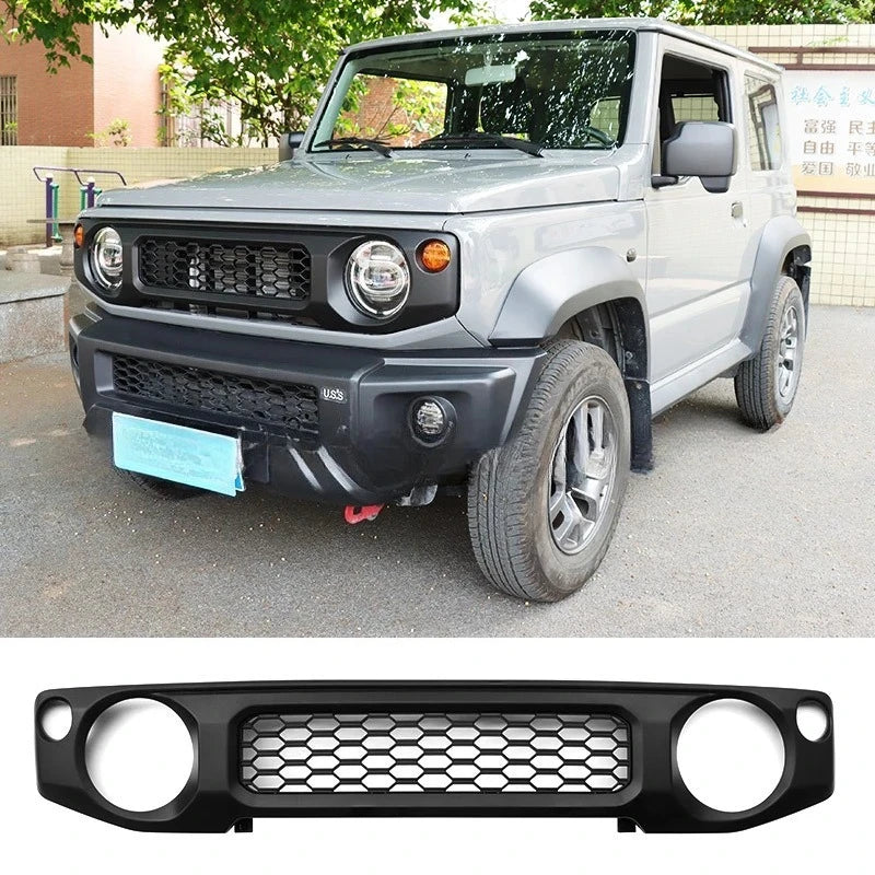 Suitable for 2019-2025 New Suzuki Jimny JB74 JIMNY Modified Front Grille Grille Water Tank Cover Jimny Modifies The Grille