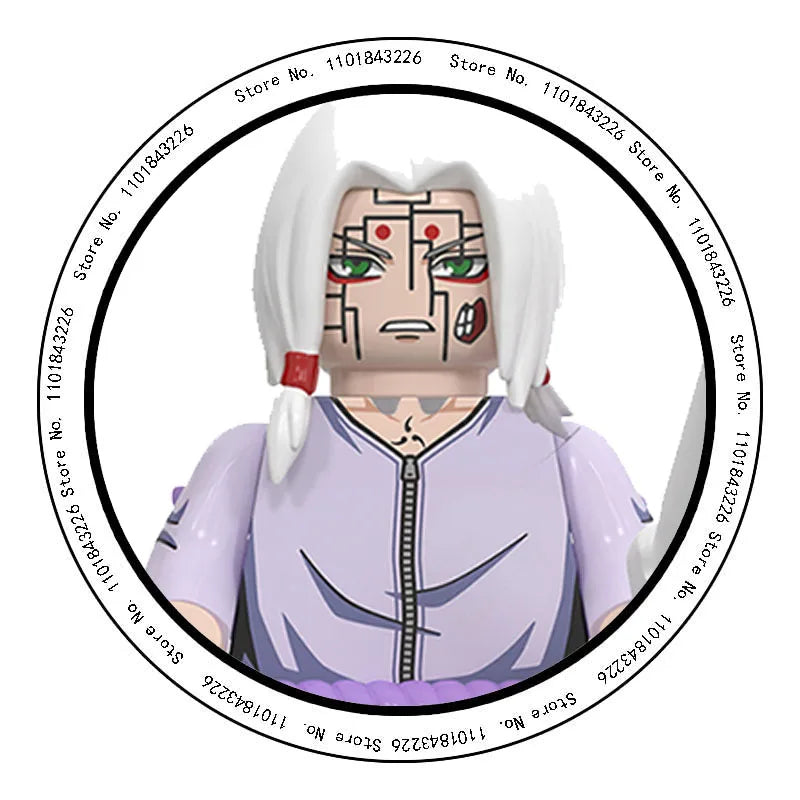 WM6152 Naruto Building Blocks Ootutuki Momoshiki Mitsuki Gaara Namikaze Minato Tobirama Action Figure Accessories For Kids