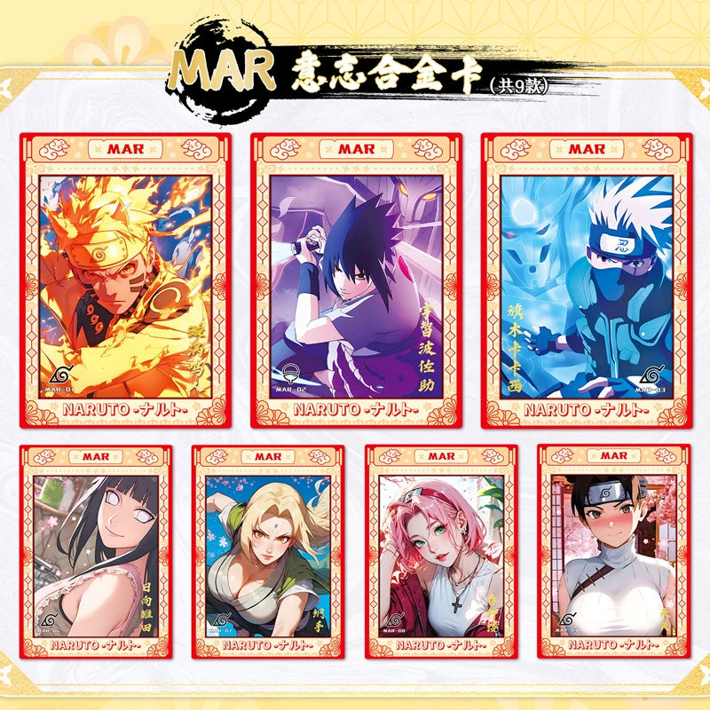 2026 New Naruto Card Edition Legacy of Fire Goddess of Sexiness Card Rare Anime Game Collectible Cards Children Toy Holiday Gift