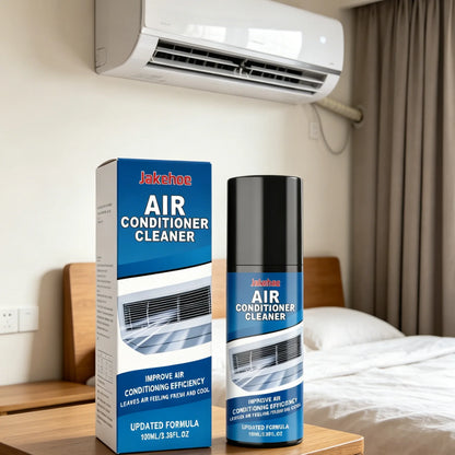 Jakehoe Air Conditioner Foam Cleaner Powerful Cleaning Remove Stubborn Stains Easy Use Multi Purpose Air Conditioner Spray 100ml