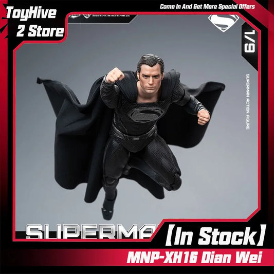 Original Fondjoy Black Superman 2.0 Figure Dc Zack Snyder'S Justice League Figures 1/9 Super Man PVC Model Doll Joint Movable