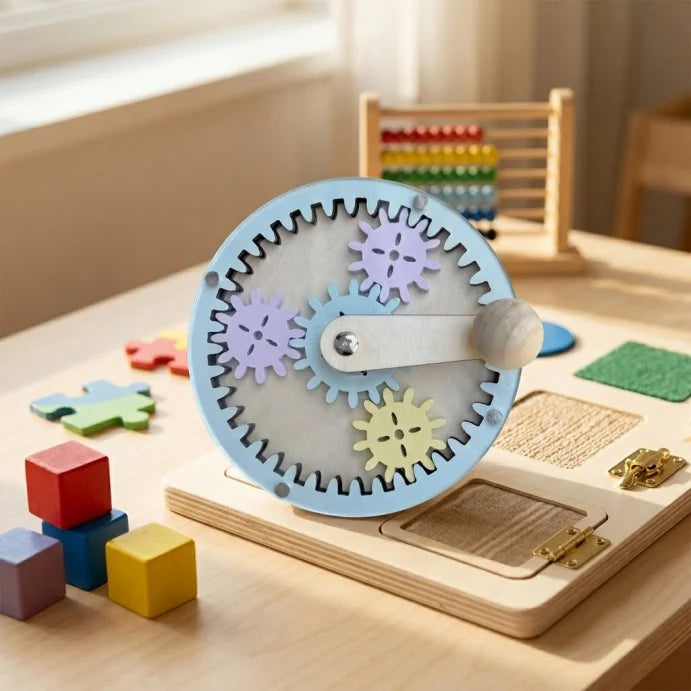 DIY Montessori Busy Board Accessories, Wooden Sensory Educational Toy, Fine Motor Skills & Cognitive Training Learning Toy for K