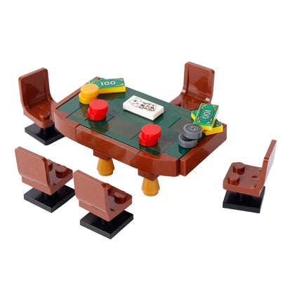 MOC City Supermarket Shop Store Building Blocks Street View Drink Food Vegetable Food Accessories Dessert Blocks Printed Bricks