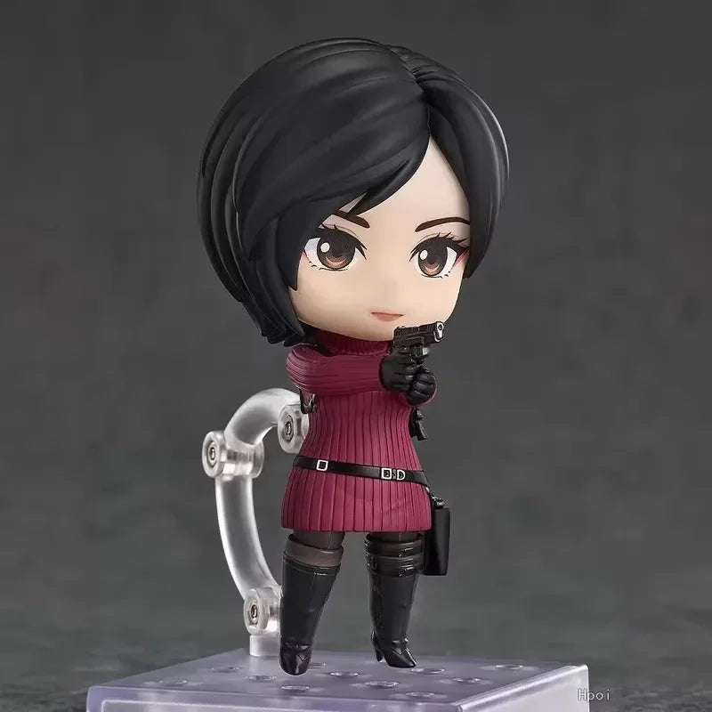 Resident Evil Nendoroid Figure Set Ada Wong Leon S. Kennedy #2761 #2337 Swappable Faces Movable Joints Anime Toys Gifts For Fans